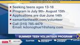 Morning Checkup: Summer Teen Volunteer Program