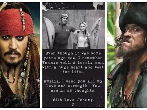 Johnny Depp remembers late 'Pirates of the Caribbean' actor Tamayo Perry: 'He was a lovely man, with a huge heart and zest for life' | - Times of India