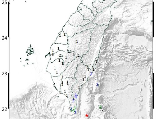 東南部外海「一天兩震」 氣象署說明發生原因：震央位置少見
