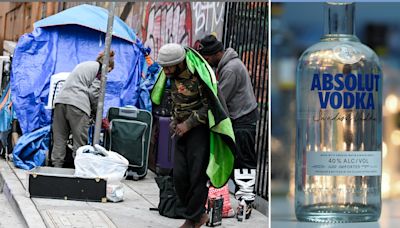 San Francisco buys vodka shots for homeless alcoholics in taxpayer-funded program