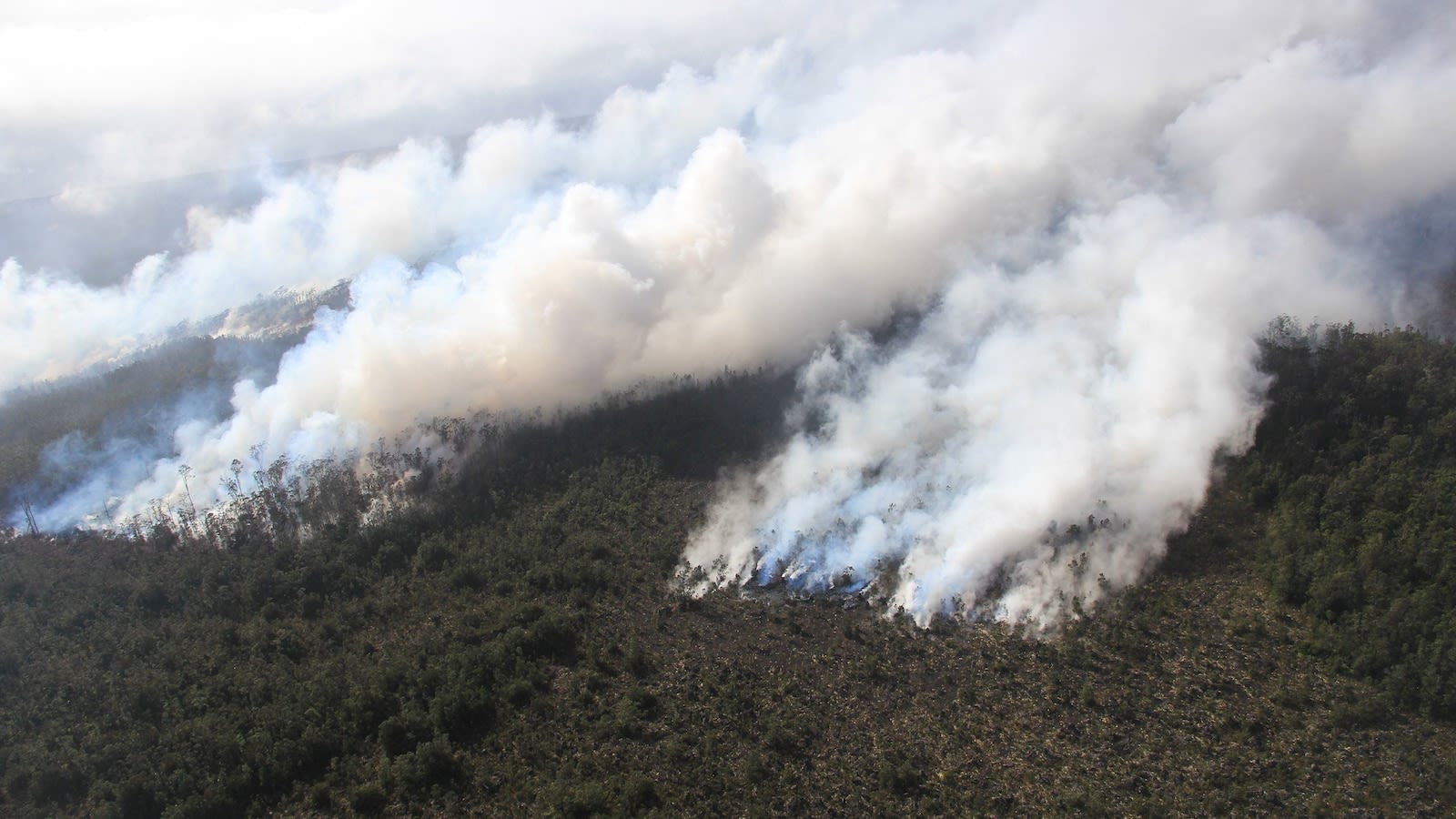 Kilauea volcano erupting in remote area of Hawaii Volcanoes National Park