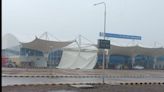 Part of canopy at Rajkot airport collapses amid heavy rains in 3rd such incident in as many days