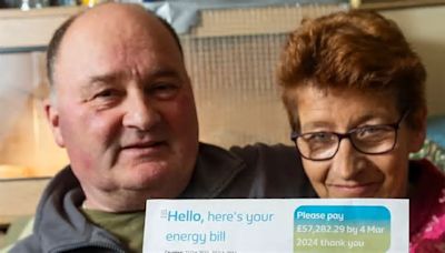 'Livid' couple stunned to receive £57,000 British Gas bill in single month for one-bed home