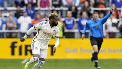 FC Cincinnati's Aaron Boupendza out 6-8 weeks after suffering broken jaw