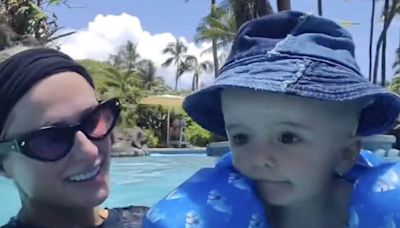 Paris Hilton Takes Son Phoenix Swimming During Hawaii Vacation: 'Adventures with Baby P'