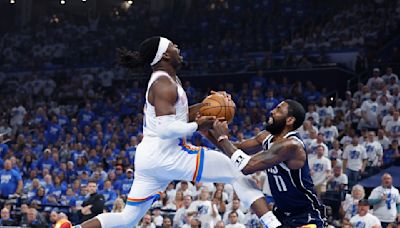 Kyrie Irving details Lu Dort’s defense after Thunder’s Game 1 blowout win