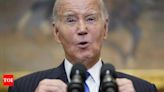 US Prez Biden says 'pushing hard' for jailed journalist Evan Gershkovich release - Times of India