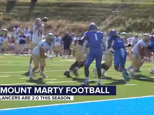 Mount Marty Football team off to fast start in 4th year of the program