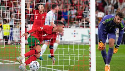 Cristiano Ronaldo’s late winner breaks Scotland resistance in Lisbon