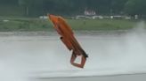 Hydroplane Race Boat Does a Full Backflip at 150 MPH, Averts Disaster