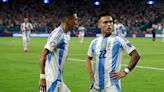 Lautaro Martinez double helps Messi-less Argentina past Peru to top Group A in Copa America