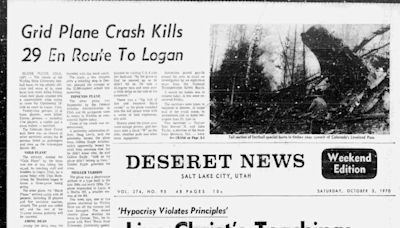 Deseret News archives: Wichita State football team members killed in 1970 plane crash