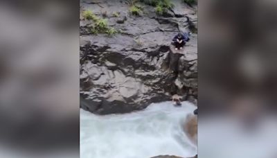 Man Dives Into Swollen Waterfall In Pune, Swept Away By Gushing Water