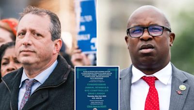 Brad Lander ripped as ‘Jew hater’ for joint fundraiser with ‘Squad’ member Rep. Jamaal Bowman at Columbia prof’s home