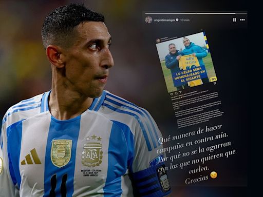 La reacción de Di María por una información: "Campaña en contra mía"