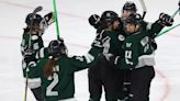 Boston's professional women's hockey team wins Game 1 of Finals
