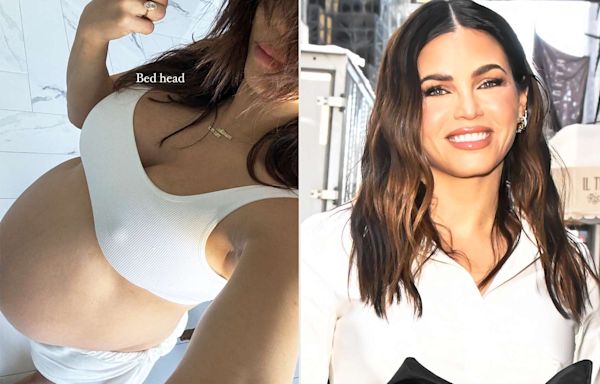 Pregnant Jenna Dewan Shows Off Baby Bump in Bra and Shorts as She Jokes About 'Bed Head' Hair