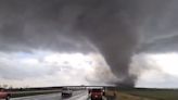 Watch: Tornado rips across highway in Nebraska