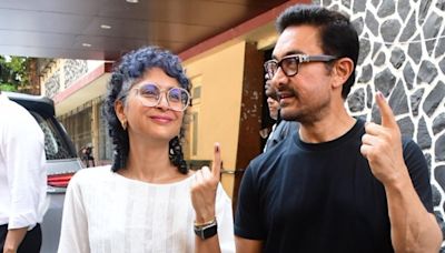 Lok Sabha 2024: Aamir Khan, ex-wife Kiran Rao, his kids Ira and Junaid, and mom cast votes