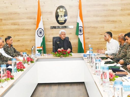 J&K terror attacks: At high-level meet, LG Sinha asks security officials to double counter-terrorism ops