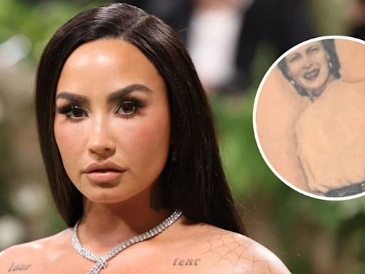 El nuevo tatuaje de Demi Lovato tiene un emotivo significado sobre su madre