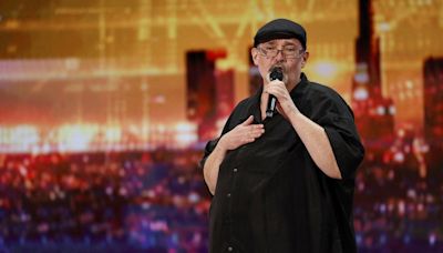 Richard Goodall performs 'Eye of the Tiger' in 'America's Got Talent' semifinals