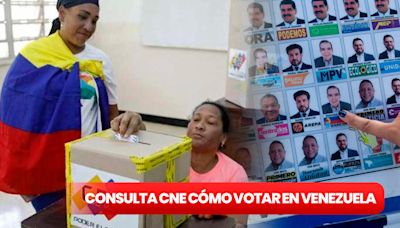 Elecciones Venezuela 2024: consulta CNE con número de cédula cómo votar y LINK de local de votación