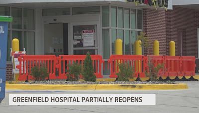 Greenfield hospital partially reopens after tornado damage