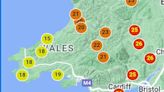 Wales basks in hottest day of the year