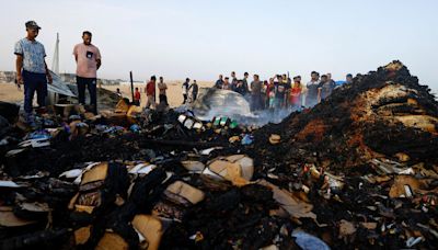 Israeli Airstrike Kills Dozens in Tent Camp in Rafah, Gazan Officials Say