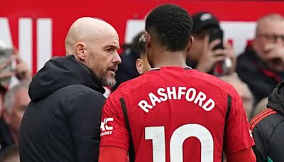 Erik ten Hag expresses ‘a lot of sympathy’ for misfiring Marcus Rashford