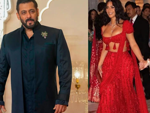 Salman Khan's Reaction To Kim Kardashian At Ambani Wedding In Leaked Video Sparks Fans