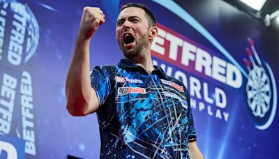 World Matchplay Darts: Luke Humphries defeats Dimitri Van den Bergh as James Wade plots remarkable story