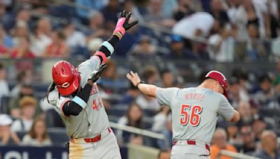 Elly De La Cruz triples, homers and lifts Reds over struggling Yankees 5-4