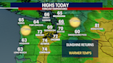 Seattle weather: Sunshine returns Tuesday and Wednesday