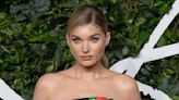 Elsa Hosk Masters French Girl Style In Diamond-Body Jumpsuit & Hidden Heels