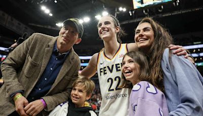 Ashton Kutcher and Mila Kunis Make Rare Appearance with 2 Kids to Watch WNBA's Caitlin Clark