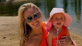 Brittany Mahomes and daughter rock matching swimsuits in Portugal