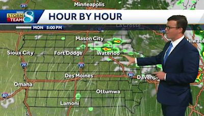 Iowa weather: Storm chances to start the week