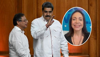 Petro, cada vez más cercano a Maduro, le responde por primera vez a María Corina Machado