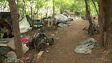 “It’s tent, tent, trash pile,” Son furious about homeless camp after dogs attack mother