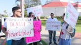 South Bay healthcare workers protest over maternity ward closure