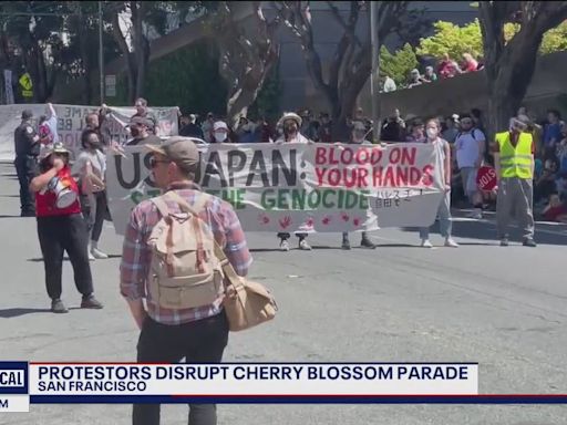 Pro-Palestinian protesters disrupt annual Japantown Cherry Blossom parade