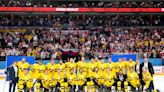 Grundstrom's double powers Sweden past Canada 4-2 to win bronze at hockey worlds