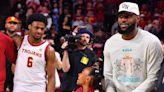 LeBron James set to be fourth father to play on same major pro sports team as his son after the Lakers draft Bronny