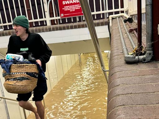Sydney train station flooded amid wild weather lashing most of Aus