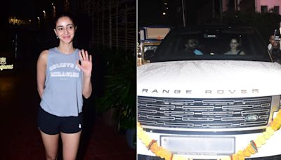 In Pics: Ananya Panday Buys Luxurious Range Rover. Here's How Much It Costs