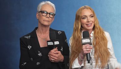 Lindsay Lohan and Jamie Lee Curtis talk Freaky Friday co-stars