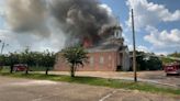 Church building in Jackson catches fire