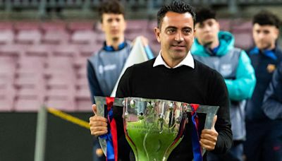 Xavi se va con una Liga, una Supercopa y un gran legado de canteranos